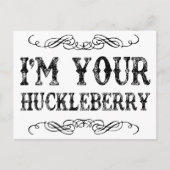 huckleberry briefkaart (Voorkant)