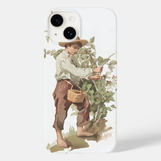 Huckleberry Finn die Berries schoppen Lithograaf Case-Mate iPhone Case (Achterkant)