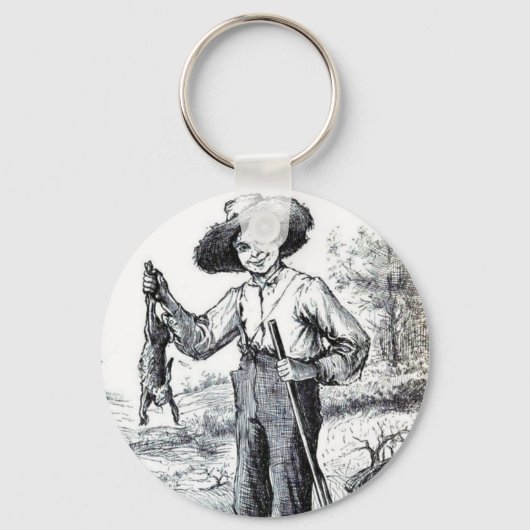 Huckleberry Finn Sleutelhanger (Voorkant)