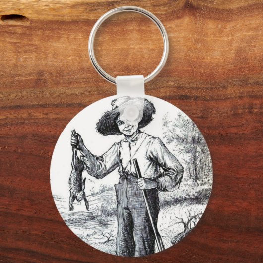 Huckleberry Finn Sleutelhanger (Voorkant)