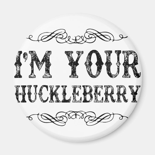 huckleberry magneet (Voorkant)