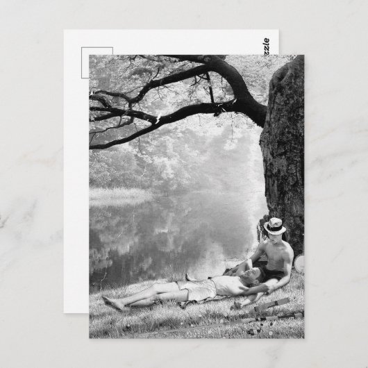 Huckleberry & Tom Briefkaart (Voorkant / Achterkant)