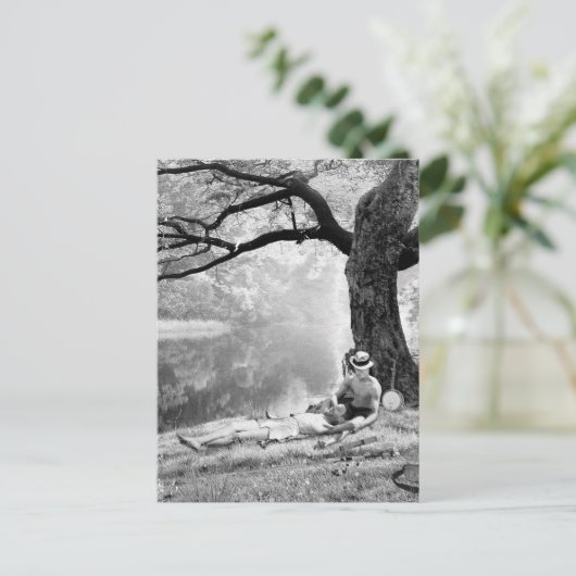 Huckleberry & Tom Briefkaart (Staand voorkant)