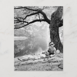 Huckleberry & Tom Briefkaart