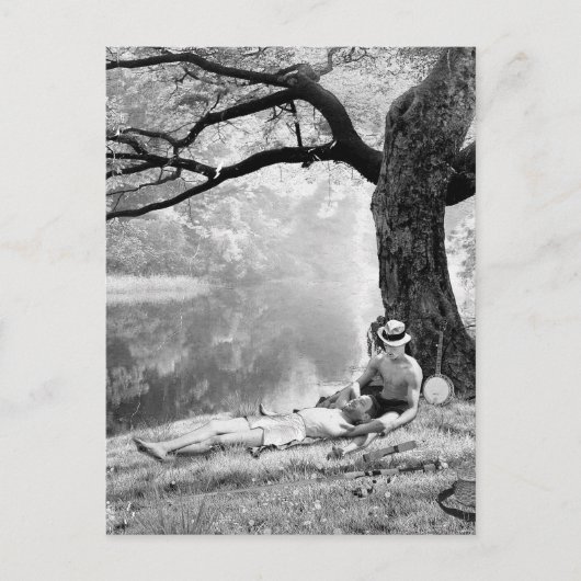 Huckleberry & Tom Briefkaart (Voorkant)