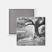 Huckleberry & Tom Magneet (Voorkant / Achterkant)