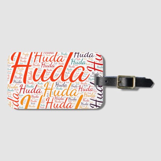 Huda Bagagelabel (Voorkant (horizontaal))