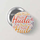 Huda Ronde Button 5,7 Cm (Voorkant /achterkant)