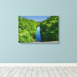 Huddersfield Broad Canal Canvas Afdruk