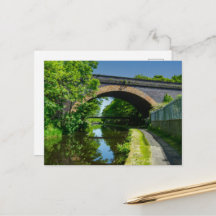 Huddersfield Broad Canal en Whitacre Mill Viaduct