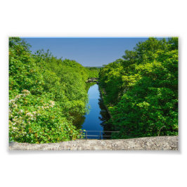 Huddersfield Broad Canal Foto Afdruk