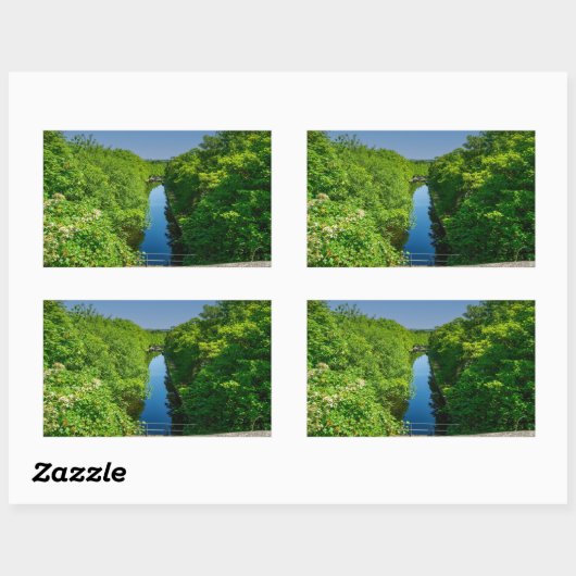 Huddersfield Broad Canal Rechthoekige Sticker (Vel)