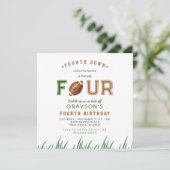 Huddle Up Football 4e verjaardagsfeestje (Staand voorkant)