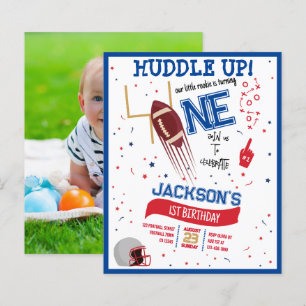 Huddle Up Football Budget Foto 1e Verjaardag