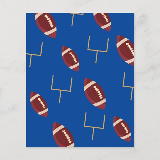 Huddle Up Rookie Football Budget 1e Verjaardag (Achterkant)