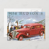 Hudson 1934 briefkaart (Voorkant / Achterkant)