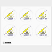 HUDSON 1 RONDE STICKER (Vel)