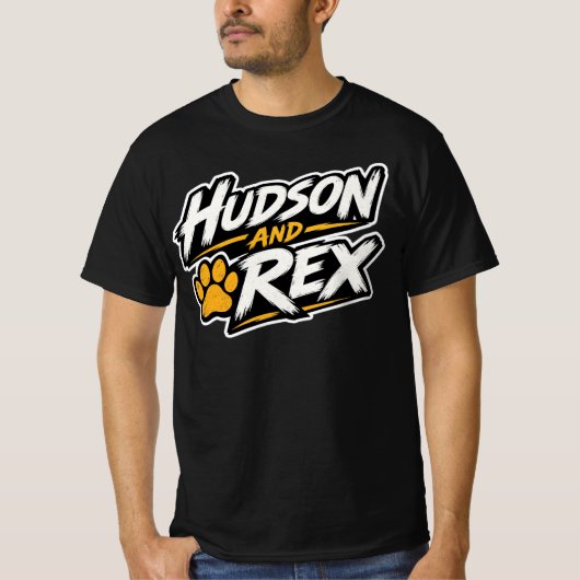 Hudson and Rex T-shirt (Voorkant)