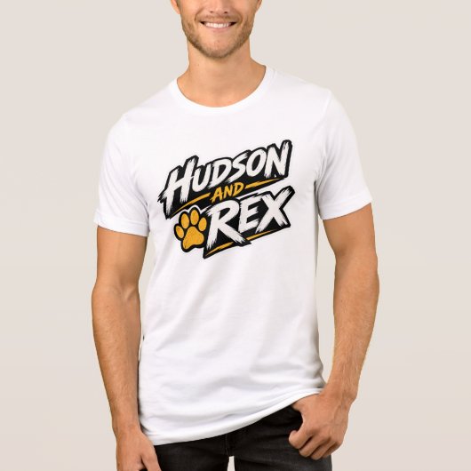 Hudson and Rex Tri-Blend Shirt (Voorkant)