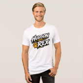 Hudson and Rex Tri-Blend Shirt (Voorkant volledig)