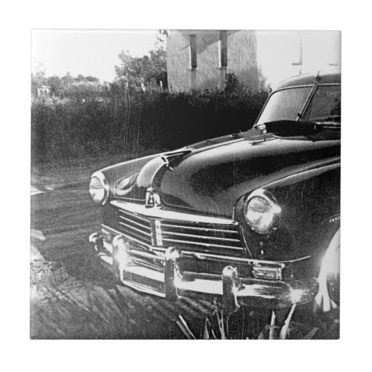 Hudson Antiek autokeramische tapijten Tegeltje (Voorkant)