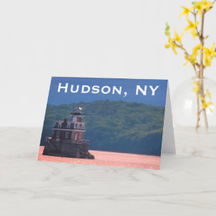 Hudson Athens Lighthouse - Hudson City Light, NY C Kaart