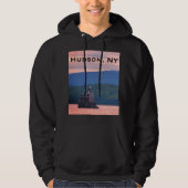 Hudson Athens Lighthouse - Hudson City Light, NY Hoodie (Voorkant)