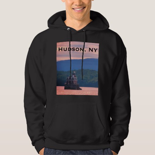 Hudson Athens Lighthouse - Hudson City Light, NY Hoodie (Voorkant)