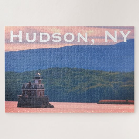 Hudson Athens Lighthouse - Hudson City Light, NY Legpuzzel (Horizontaal)