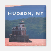 Hudson Athens Lighthouse - Hudson City Light, NY Magneet (Voorkant)