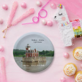 Hudson Athens Lighthouse papieren bord (Feest)