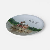 Hudson Athens Lighthouse papieren bord (Gekanteld)