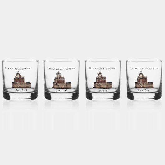Hudson Athens vuurtoren glas (Voorkant)