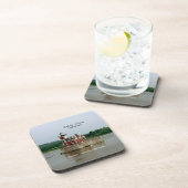 Hudson Athens vuurtoren, set van 6 plastic onderze Bier Onderzetter (Rechterzijde)