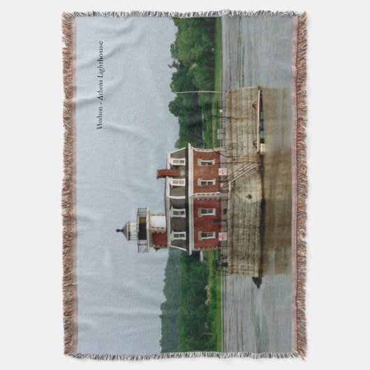 Hudson Athens vuurtoren werpt deken (Voorkant Verticaal)