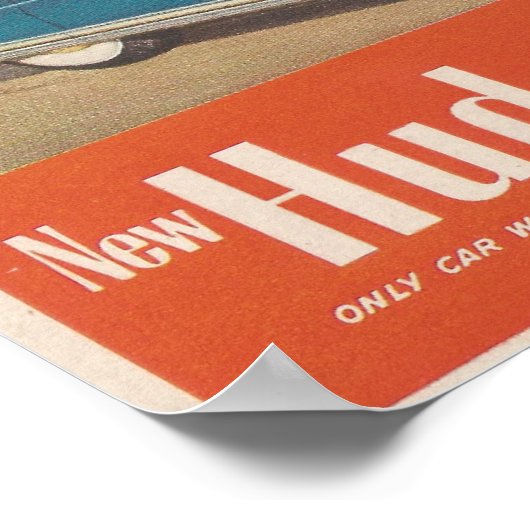 Hudson Automobile Ad Circus Fair uit 1940 Poster (Hoek)