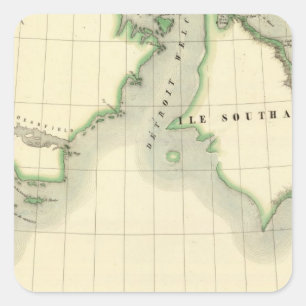 Hudson Bay 17 Vierkante Sticker