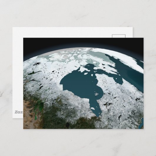 Hudson Bay Zee op 14 november 2005. Briefkaart (Voorkant / Achterkant)