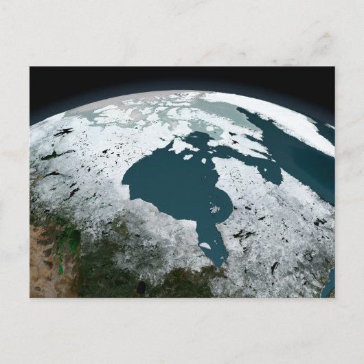 Hudson Bay Zee op 14 november 2005. Briefkaart (Voorkant)