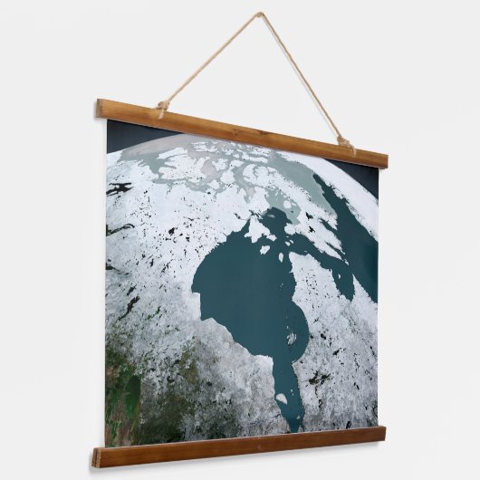 Hudson Bay Zee op 14 november 2005. Hangend Wandkleed (Gebogen)