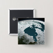 Hudson Bay Zee op 14 november 2005. Vierkante Button 5,1 Cm (Voorkant /achterkant)