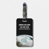 Hudson Bay Zee op 29 april 2006. Bagagelabel (Achterkant verticaal)