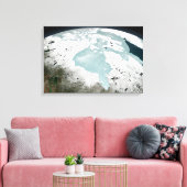 Hudson Bay Zee op 29 april 2006. Canvas Afdruk (Insitu (Woonkamer))