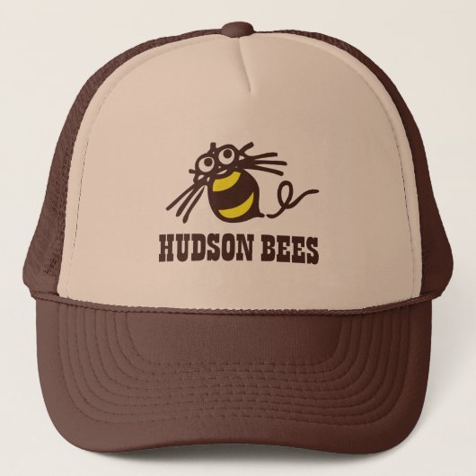Hudson Bees Baseball Pet (bruin) (Voorkant)