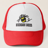 Hudson Bees Baseball Pet (rood) (Voorkant)