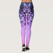 Hudson Broek Roze Blauw Paars Vervagen Leggings (Achterkant)