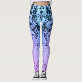 Hudson Broek Roze Blauw Paars Vervagen Leggings