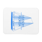 Hudson Coastal Nautical Sailing Sailor Magneet (Horizontaal)