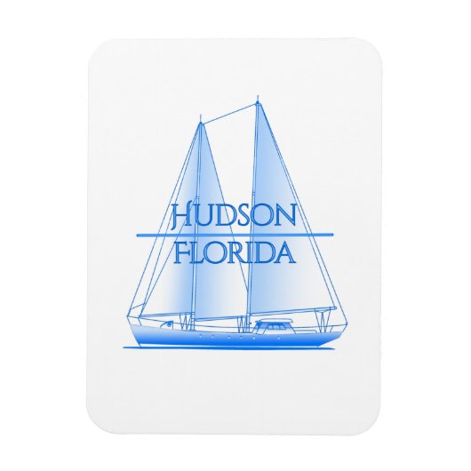 Hudson Coastal Nautical Sailing Sailor Magneet (Verticaal)