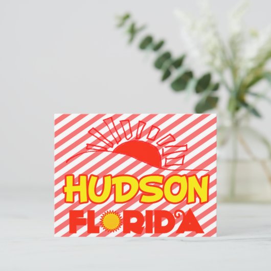 Hudson, Florida Briefkaart (Staand voorkant)